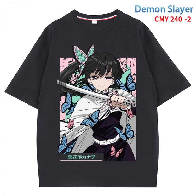 Demon Slayer Kimets Anime Surrounding New Pure Cotton T-shirt from S to 4XL  CMY 240 2