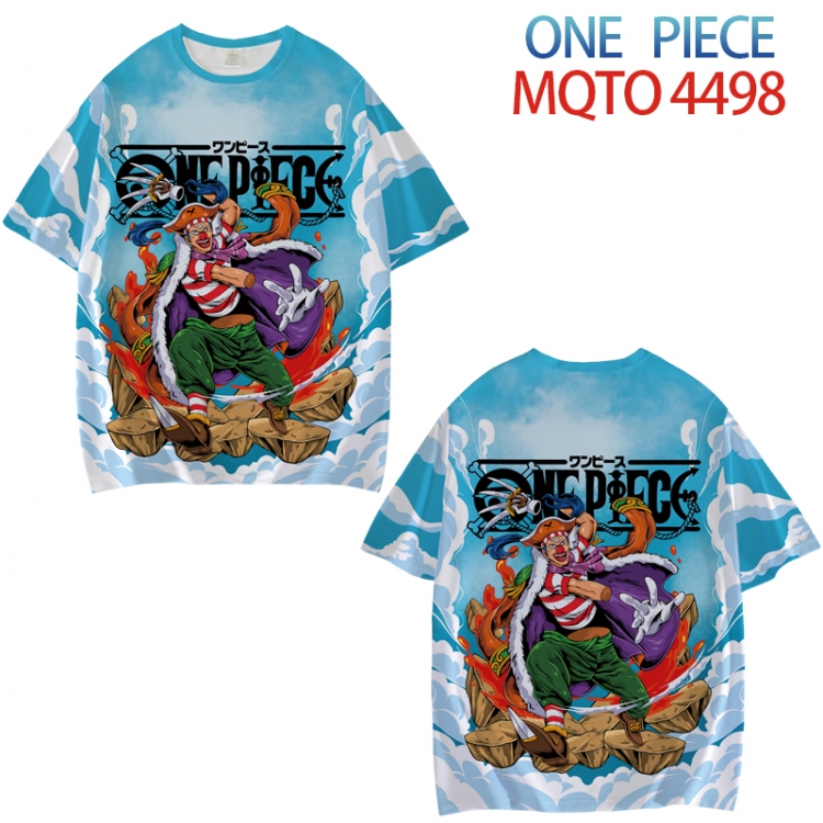 One Piece Full color printed short sleeve T-shirt from XXS to 4XL  MQTO-4498