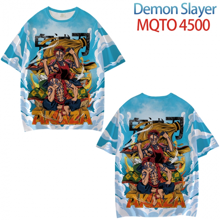 Demon Slayer Kimets  Full color printed short sleeve T-shirt from XXS to 4XL  MQTO-4500