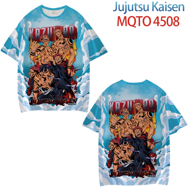 Jujutsu Kaisen  Full color printed short sleeve T-shirt from XXS to 4XL  MQTO-4508