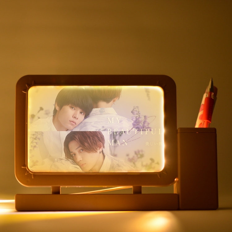 My Beautiful Man Anime Acrylic Penholder Night Lamp 3mm Film