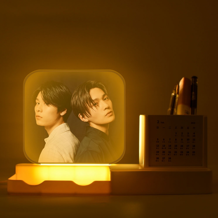 My Beautiful Man New acrylic pencil holder night light bracket