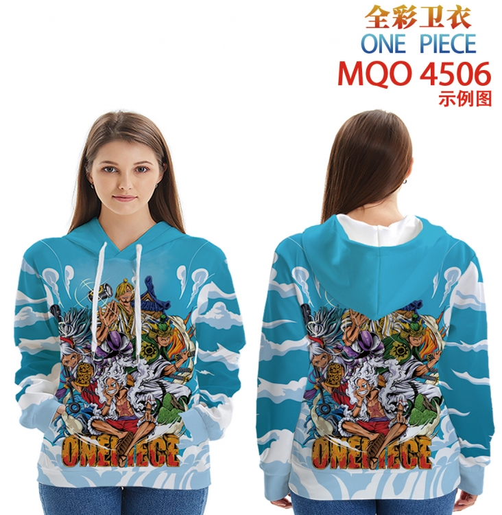 One Piece Long Sleeve Hooded Full Color Patch Pocket Sweatshirt from XXS to 4XL  MQO-4506