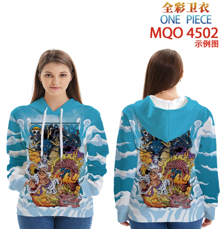 One Piece Long Sleeve Hooded Full Color Patch Pocket Sweatshirt from XXS to 4XL MQO-4502