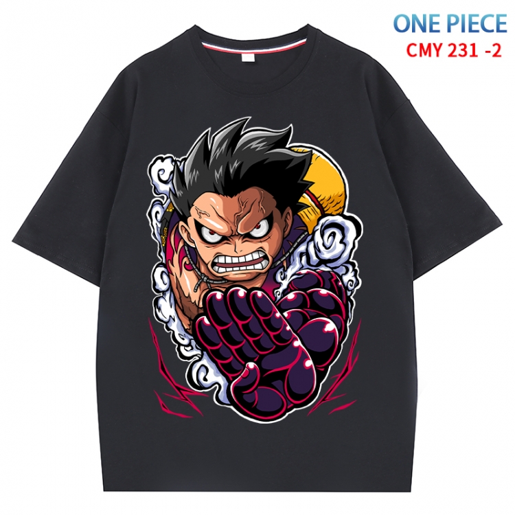 One Piece Anime Surrounding New Pure Cotton T-shirt from S to 4XL CMY 231 2