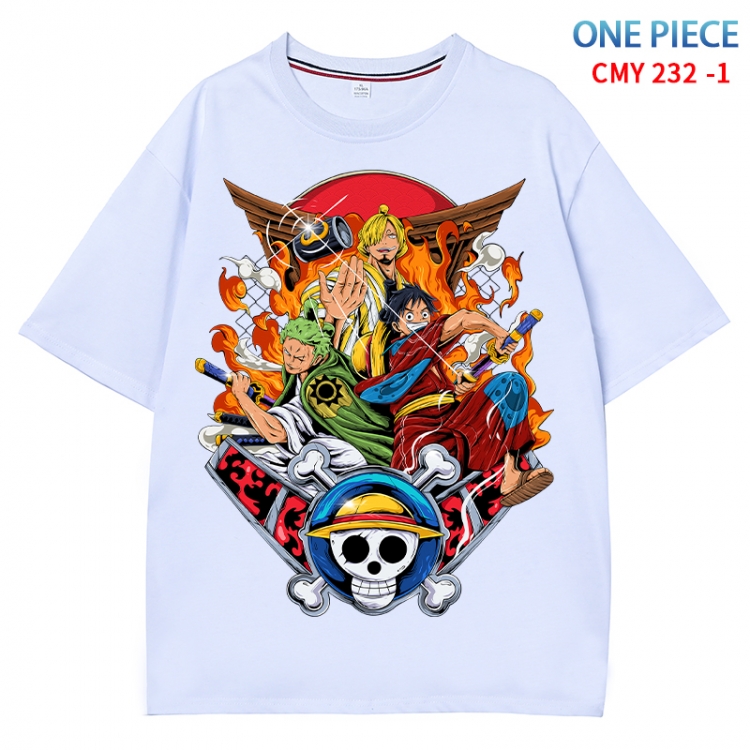 One Piece Anime Surrounding New Pure Cotton T-shirt from S to 4XL CMY 232 1
