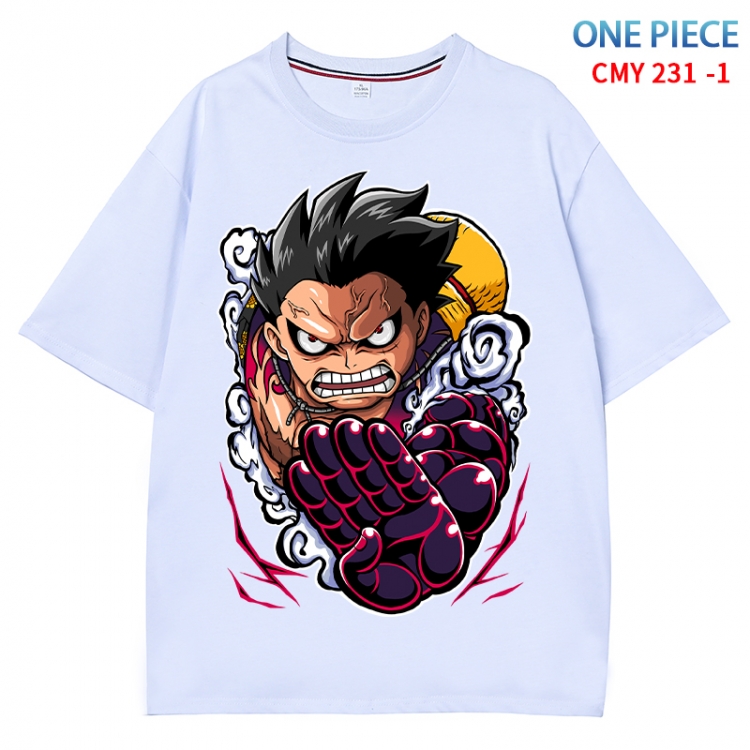 One Piece Anime Surrounding New Pure Cotton T-shirt from S to 4XL CMY 231 1