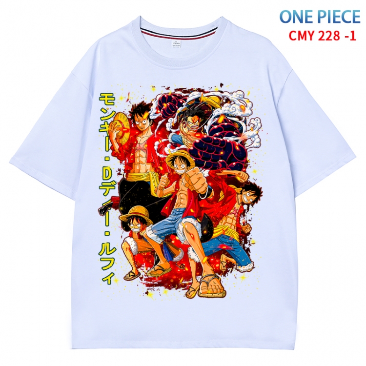 One Piece Anime Surrounding New Pure Cotton T-shirt from S to 4XL CMY 228 1