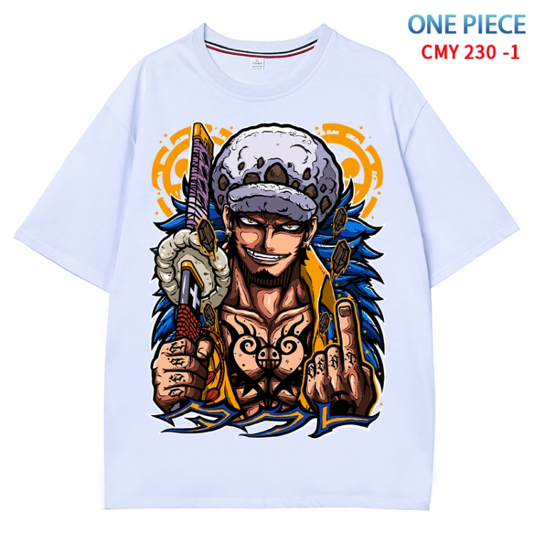 One Piece Anime Surrounding New Pure Cotton T-shirt from S to 4XL CMY 230 1