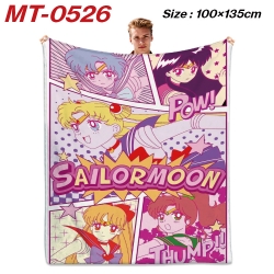 sailormoon  Anime flannel blan...
