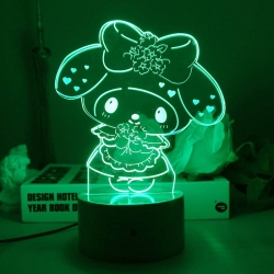 Melody 3D night light USB touc...