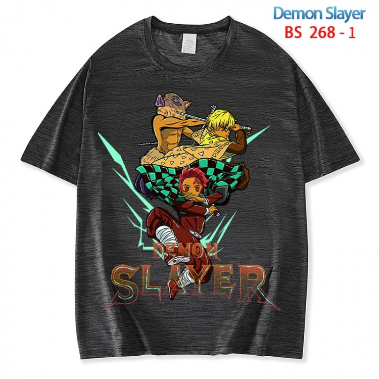 Demon Slayer Kimets  ice silk cotton loose and comfortable T-shirt from XS to 5XL BS 268 1