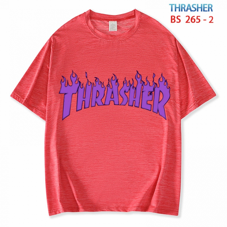 THRASHER  ice silk cotton loose and comfortable T-shirt from XS to 5XL  BS 265 2