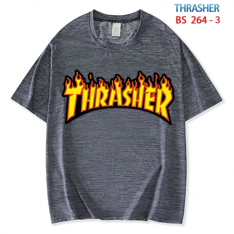 THRASHER  ice silk cotton loose and comfortable T-shirt from XS to 5XL  BS 264 3
