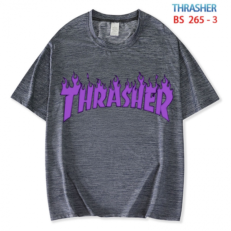 THRASHER  ice silk cotton loose and comfortable T-shirt from XS to 5XL  BS 265 3