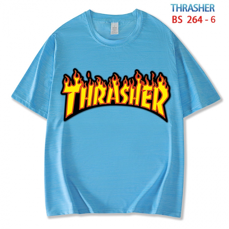 THRASHER  ice silk cotton loose and comfortable T-shirt from XS to 5XL BS 264 6
