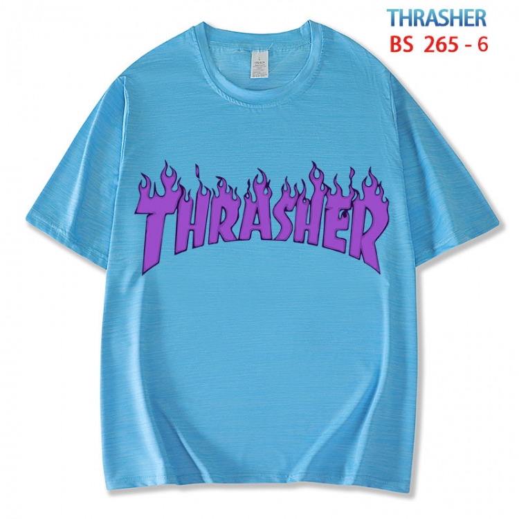THRASHER  ice silk cotton loose and comfortable T-shirt from XS to 5XL BS 265 6