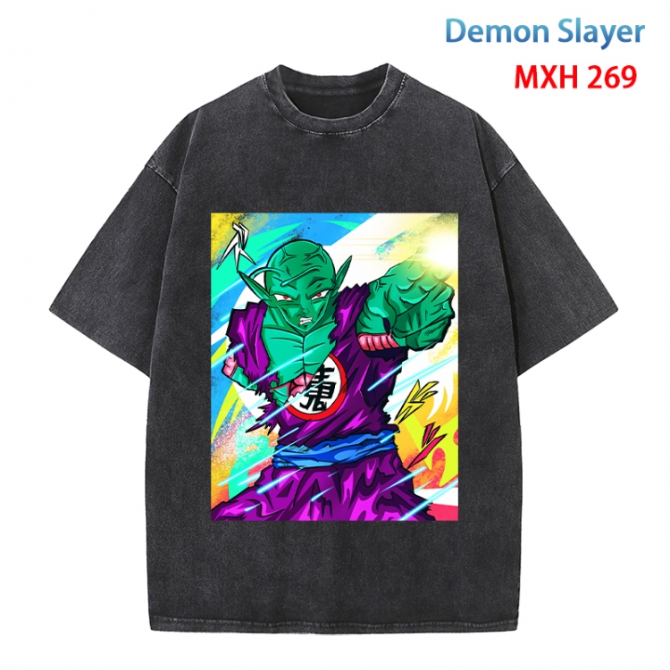 DRAGON BALL Anime peripheral pure cotton washed and worn T-shirt from S to 4XL MXH 269