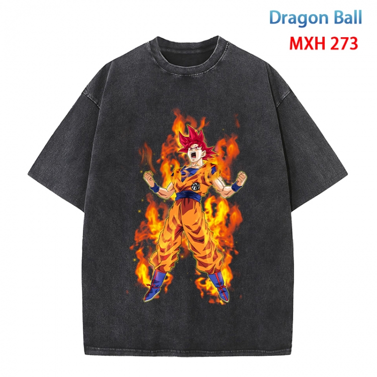 DRAGON BALL Anime peripheral pure cotton washed and worn T-shirt from S to 4XL MXH 273