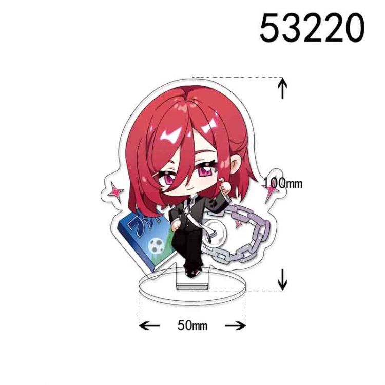 BLUE LOCK  Anime character acrylic Standing Plates Keychain 10cm 53220