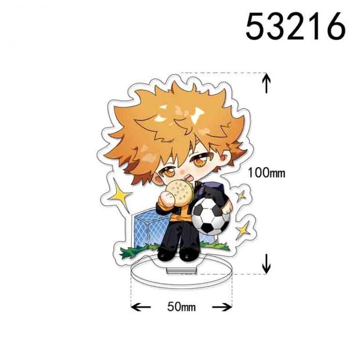 BLUE LOCK  Anime character acrylic Standing Plates Keychain 10cm 53216