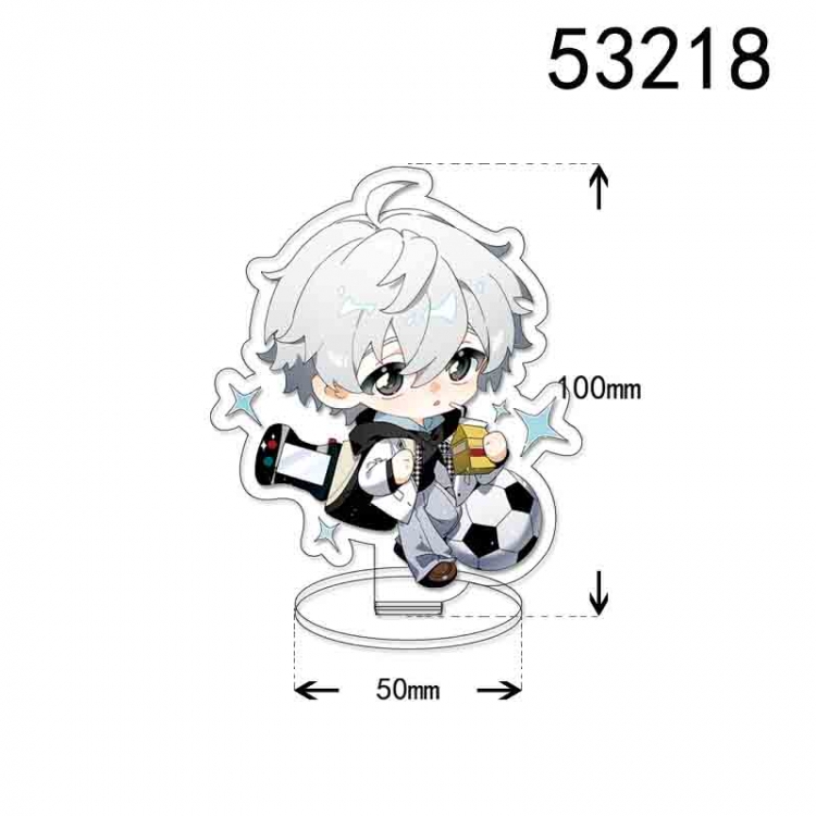 BLUE LOCK  Anime character acrylic Standing Plates Keychain 10cm 53218