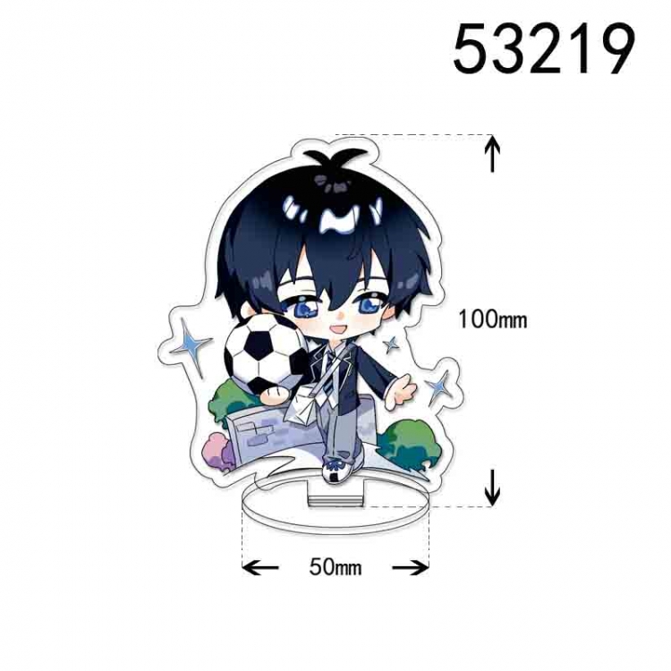 BLUE LOCK  Anime character acrylic Standing Plates Keychain 10cm 53219