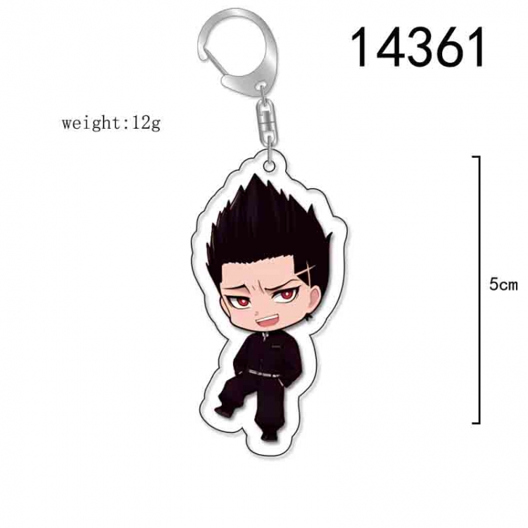 BLUE LOCK  Anime Acrylic Keychain Charm price for 5 pcs 14361