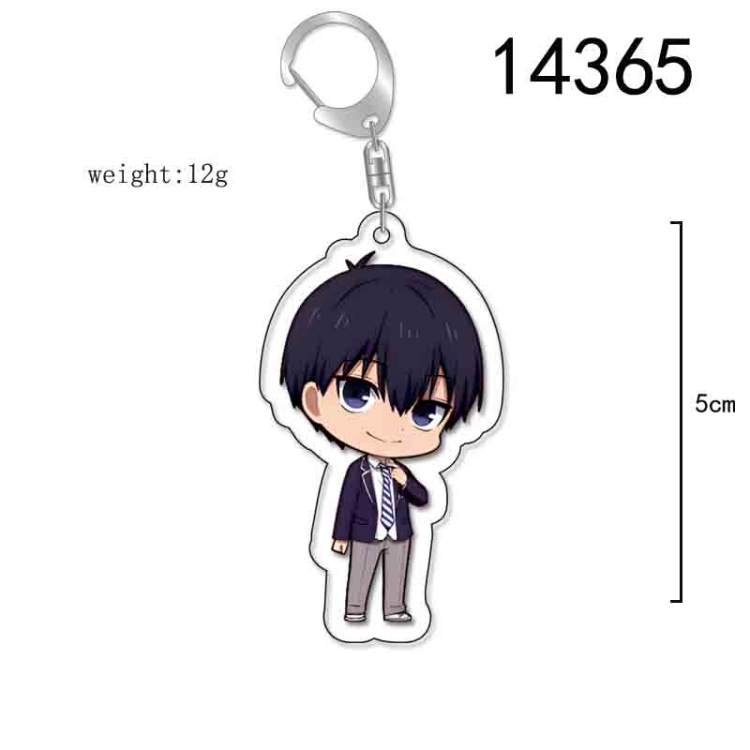 BLUE LOCK  Anime Acrylic Keychain Charm price for 5 pcs 14365