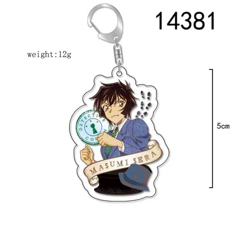 Detective conan Anime Acrylic Keychain Charm price for 5 pcs 14381