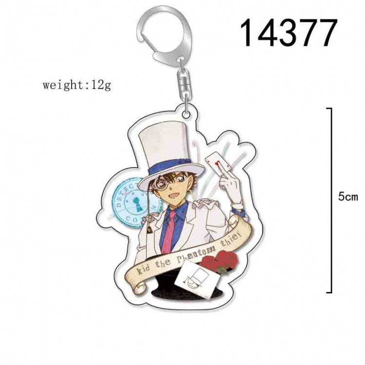 Detective conan Anime Acrylic Keychain Charm price for 5 pcs 14377