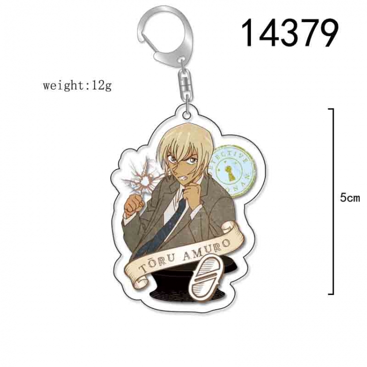 Detective conan Anime Acrylic Keychain Charm price for 5 pcs 14379