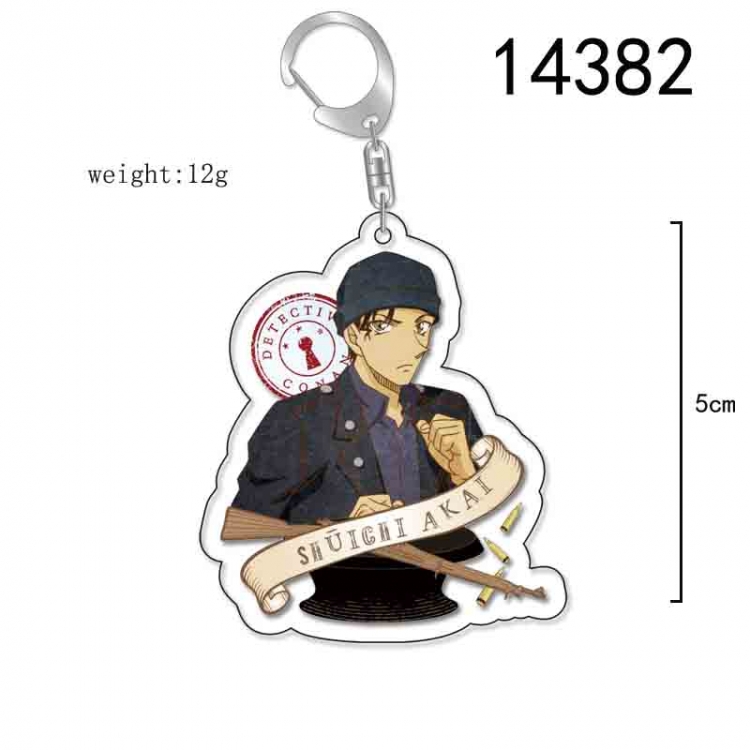 Detective conan Anime Acrylic Keychain Charm price for 5 pcs 14382