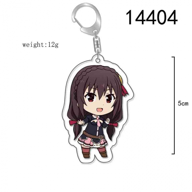 Blessings for a better world Anime Acrylic Keychain Charm price for 5 pcs 14404