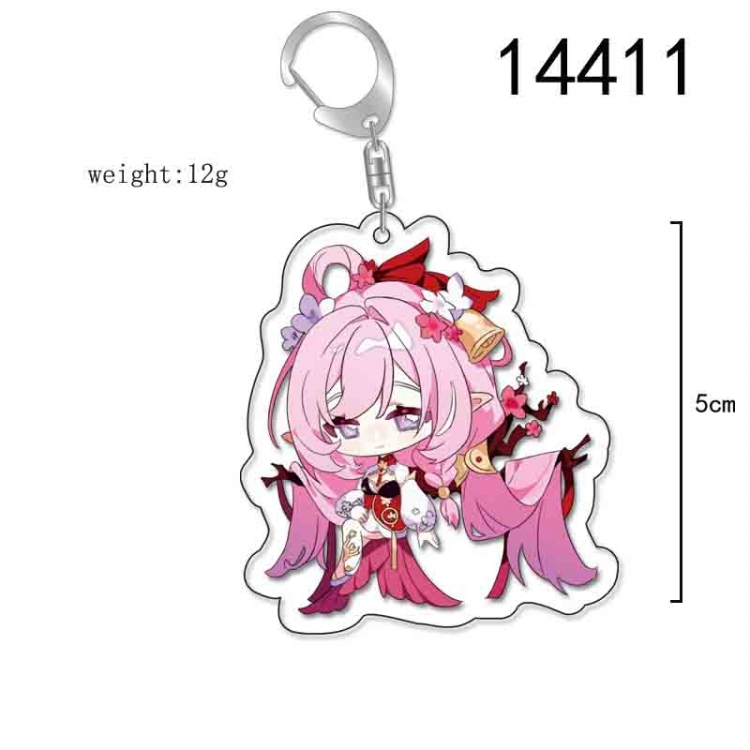 Collapse 3 Anime Acrylic Keychain Charm price for 5 pcs 14411