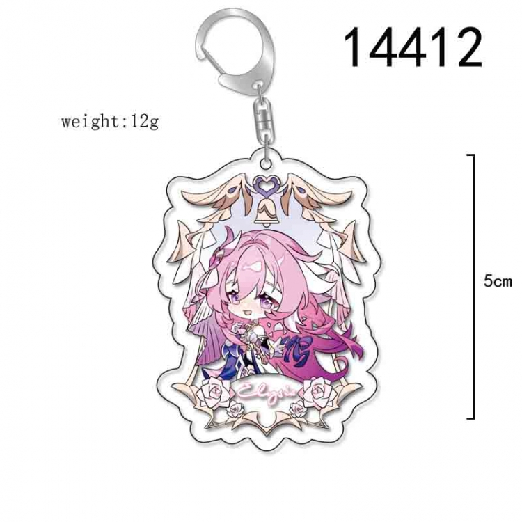 Collapse 3 Anime Acrylic Keychain Charm price for 5 pcs 14412