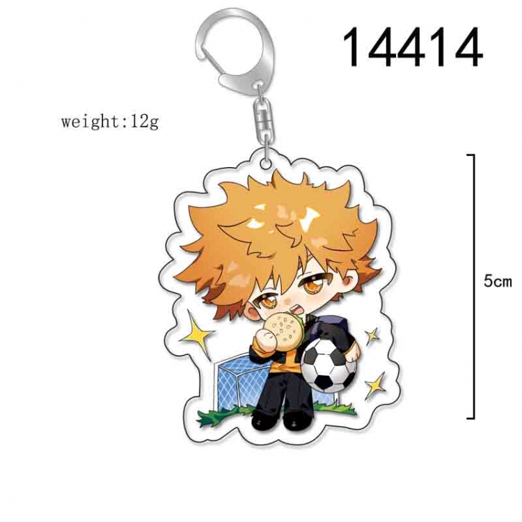 BLUE LOCK  Anime Acrylic Keychain Charm price for 5 pcs 14414