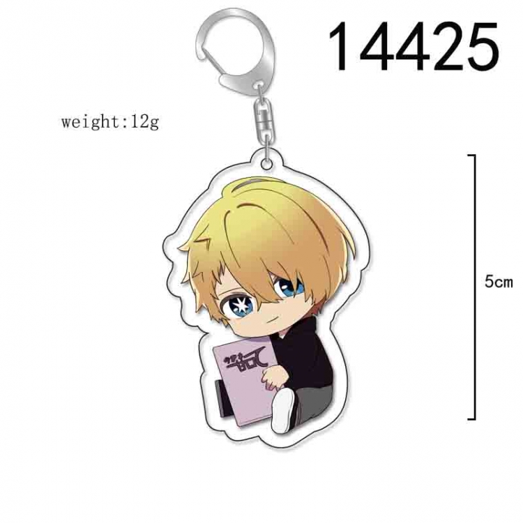 I pushed the child Anime Acrylic Keychain Charm price for 5 pcs 14425