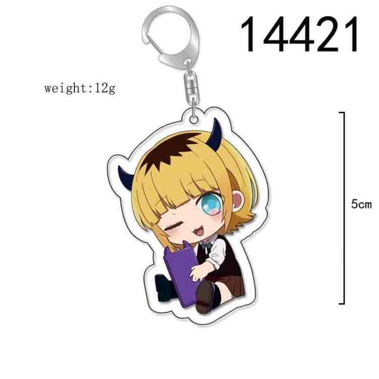 I pushed the child Anime Acrylic Keychain Charm price for 5 pcs 14421