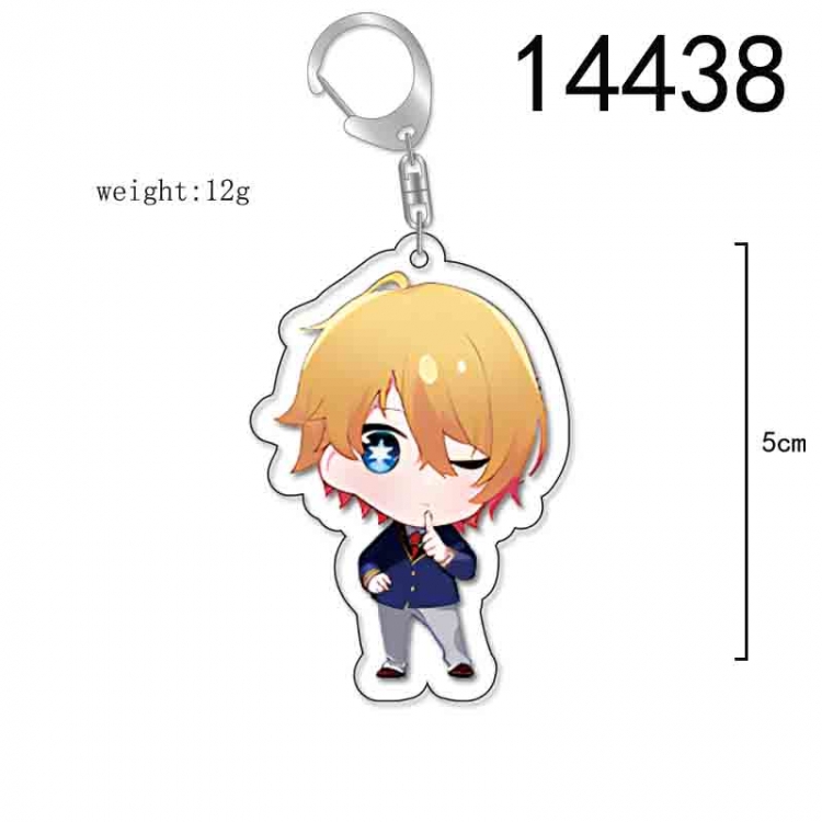 I pushed the child Anime Acrylic Keychain Charm price for 5 pcs 14438