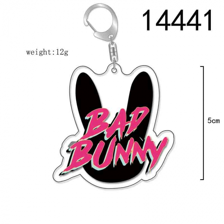 Bad Bunny Anime Acrylic Keychain Charm price for 5 pcs 14441