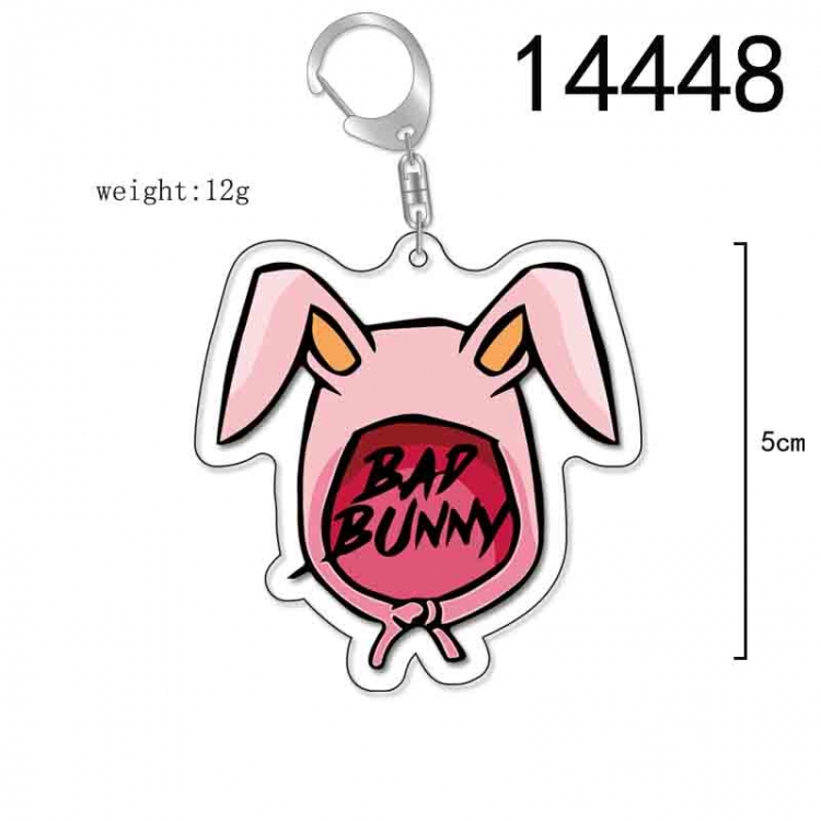 Bad Bunny Anime Acrylic Keychain Charm price for 5 pcs 14448