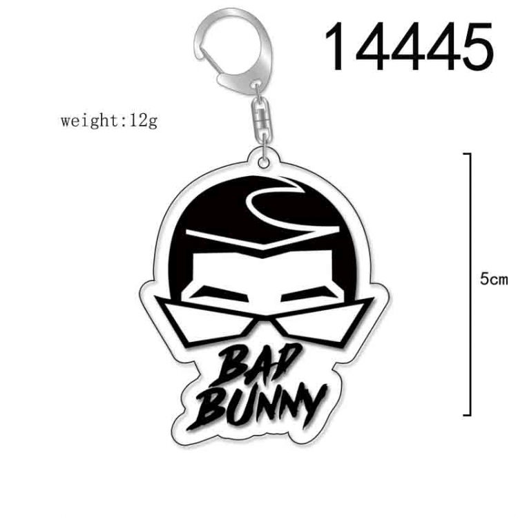 Bad Bunny Anime Acrylic Keychain Charm price for 5 pcs 14445