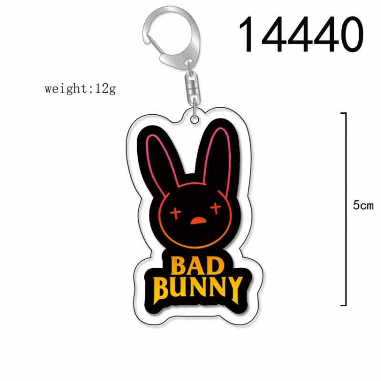 Bad Bunny Anime Acrylic Keychain Charm price for 5 pcs 14440