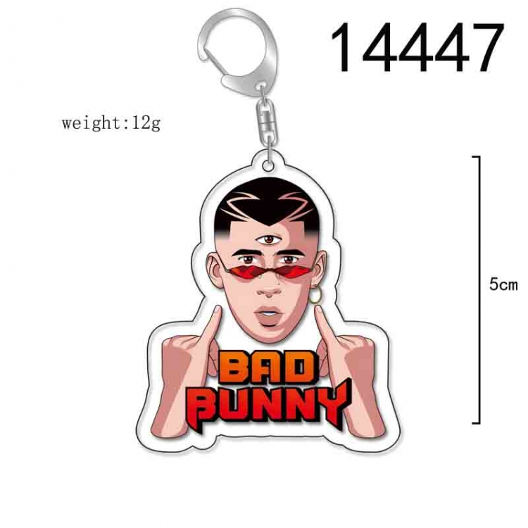 Bad Bunny Anime Acrylic Keychain Charm price for 5 pcs 14447