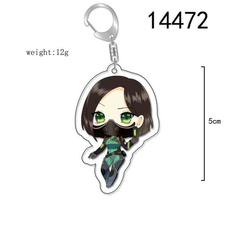 VALORANT Anime Acrylic Keychain Charm price for 5 pcs 14472