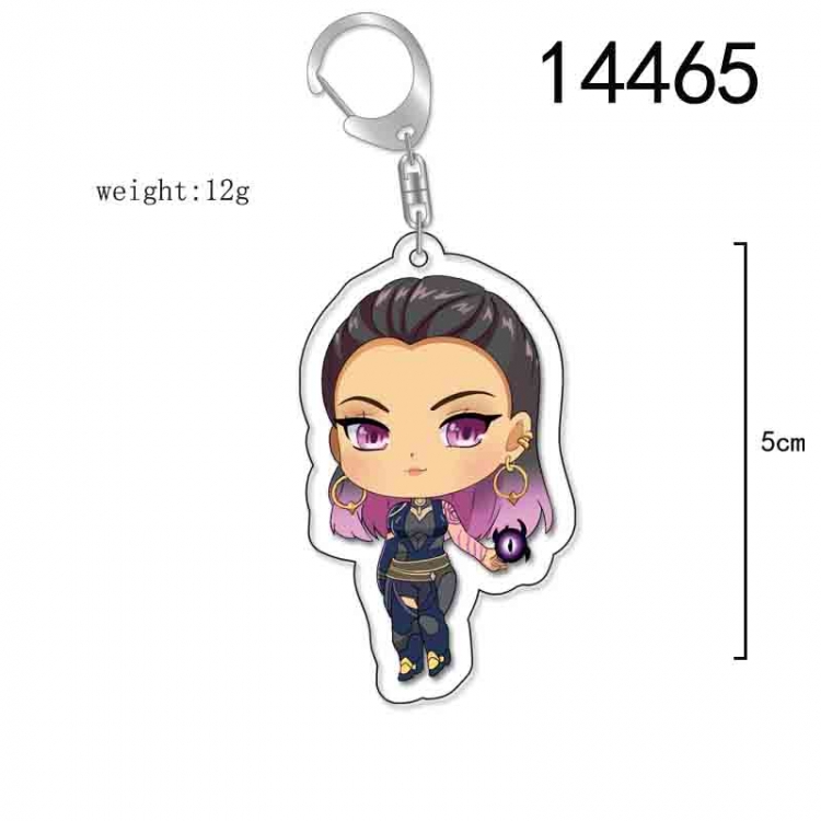 VALORANT Anime Acrylic Keychain Charm price for 5 pcs 14465