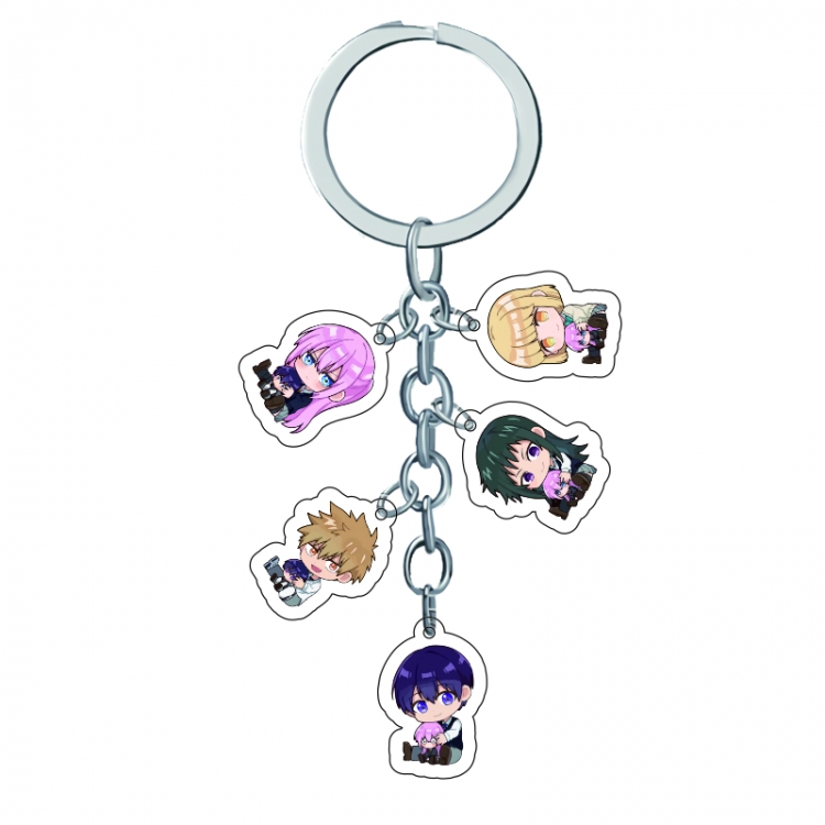 shishoutongxuebuzhikeaieryi  Anime Peripheral Pendant Acrylic Keychain Charm price for 5 pcs A337