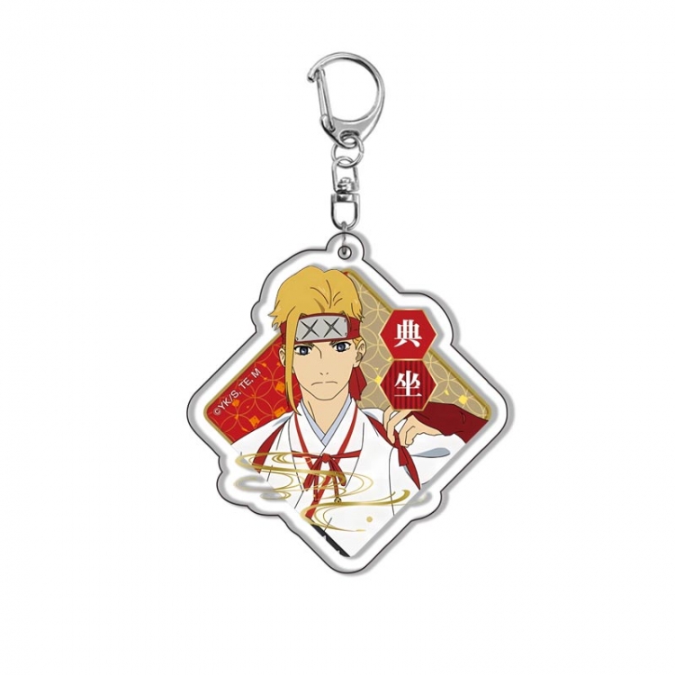 jigokuraku Anime Acrylic Keychain Charm price for 5 pcs 1333Y