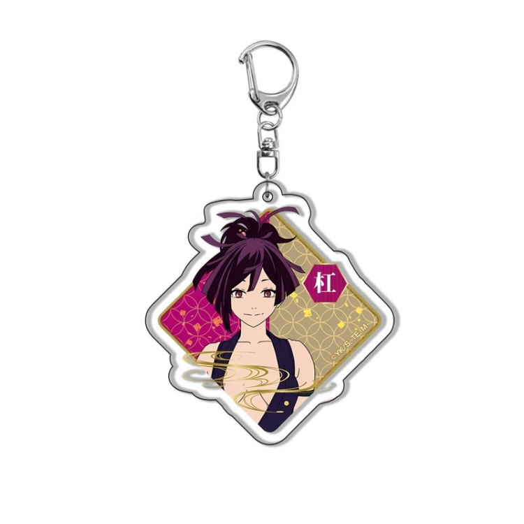 jigokuraku Anime Acrylic Keychain Charm price for 5 pcs  1331Y